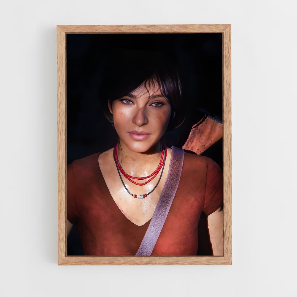 Poster L'Éclat de Chloe – affiche Uncharted (vue 4)